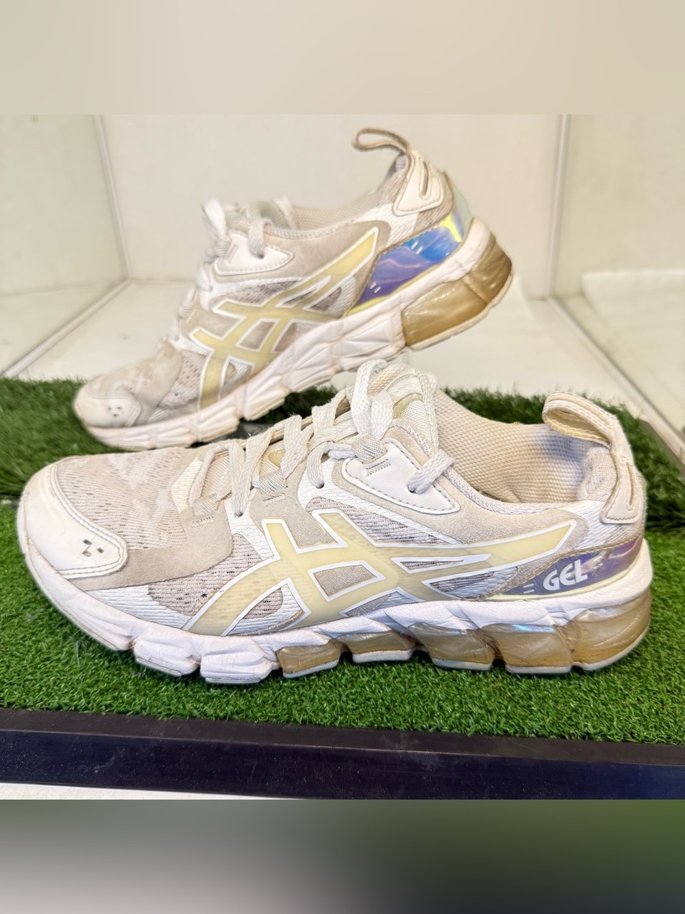 ASICS Gel-Quantum 360 Birch Rose Gold Womens Athletic Sneakers